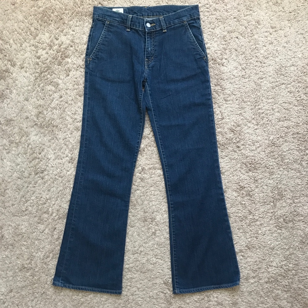 Lacoste Dark Wash Boot Cut/Flare Jeans